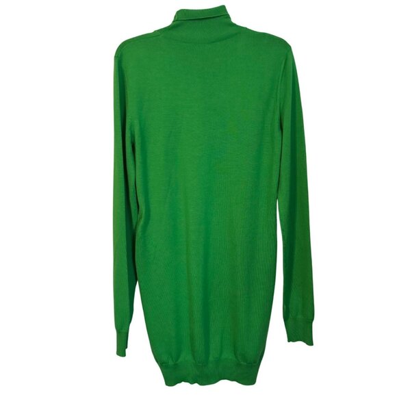 Stella McCartney Green Wool Long Sleeve Turtleneck Sweater Dress Size 8 Dress. - Picture 11 of 12